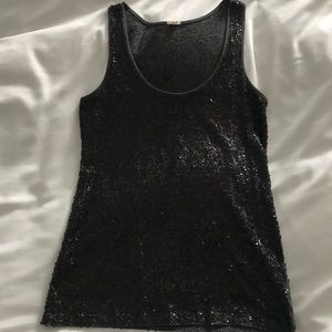 J. Crew sequin tank top